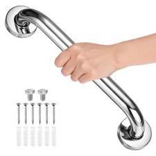 1-Pack 12 Inch Anti Slip Grab Bars for Bathtubs, Safety Shower Handle [Chrome] Bathtub & Toilet Grab Bars price