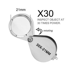 Pocket Jewellers Eye Loupe Magnifier Jewelry Magnifying Glass 30x 21mm Jewelers Magnifying Glass price