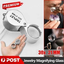 Pocket Jewellers Eye Loupe Magnifier Jewelry Magnifying Glass 30 x 21 mm Jeweler Magnifying Glass price