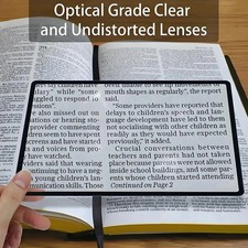 Full Page Magnifier Large Sheet Reading Lens Magnifying Glass Reading Aid Magnifying Glass price