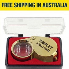 Pocket Jewellers Eye Loupe Magnifier Jewelry Magnifying Glass 10/20/30x 21mm Magnifying Glass price