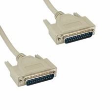 Kentek 3' Feet DB25 Cable Cord 28 AWG 25 Pin RS232 Serial Parallel SCSI Printer Serial & Parallel Cable price