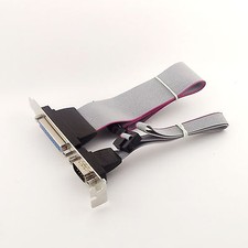 Serial DB9 Male + Parallel DB25 Female COM Port with IDC 10/26Pin Cable Bracket Serial & Parallel Cable price