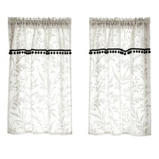 Single Sheer Curtain Panel for Kitchen Bath Bedroom Home Accent Sheer Curtain price