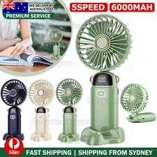 VOVOWOO Mini Portable Fan Cooling Handheld Desk Cooler USB Rechargeable 5 Speed Fans price