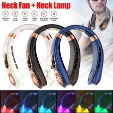 5 Speed Neck Fan Bladeless Hanging Air Cooler USB Rechargeable Portable Lazy Fan Fans price