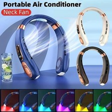 5-Speed Portable Hanging Neck Fan USB Rechargeable Bladeless With Cold Plate Fans price