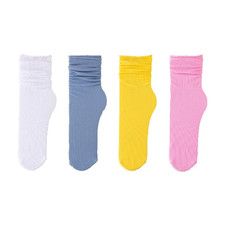 4Pairs/Set Women'S Colorful Socks Summer Fashion Solid Color Breathable Casual S Women's Socks Set price
