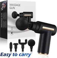 Massage Gun Deep Tissue Percussion Massager Pain Relief Muscle LCD 6 Speed Body Tissue price