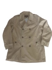 Banana Republic Men’s Double-Breasted Trench Coat Large 100% Cotton Men's Trench Coat price