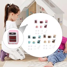 Dollhouse Miniature Kitchen Appliance Set Mini Coffee Maker Kids Pretend Play Electric Kitchen Appliances Dowry Sets price