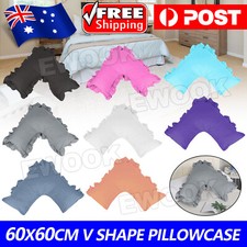 Ruffled U Shape Tri Boomerang Pillowcase 280TC Poly Cotton Free Post Brand New Pillowcase price