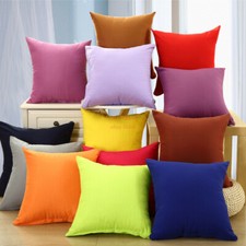 Multicoloured Plain Solid Colour Cushion Cover Covers Decorative Pillow Case Pillowcase price