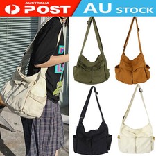 Large Capacity Canvas Shoulder Messenger Bag Crossbody Satchel Travel Handbags Unisex Messenger Bag price