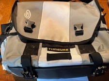Timbuk2 Messenger Bag Unisex Large Gray & White Tri-Panel Commuter Laptop Bag Unisex Messenger Bag price