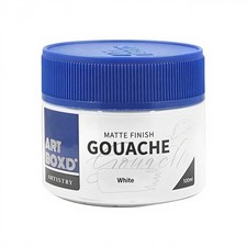 White 100ml Gouache Paint Matte Finish Easy Use Non-Toxic Crafts & DIY Projects Gouache Paint price