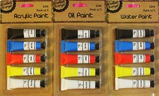 5 Colour Set Watercolour Paint Tubes Water Artists Painting Adult Kids School Gouache Paint price