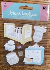 RARE Jolees Baby’s Room Nursery Essentials Dresser Infant Crib Diapers Stickers Baby Room Dresser price