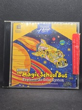 The Magic School Bus Explores The Solar System PC CD-ROM Game 1994 Scholastic Preschool Education Software price