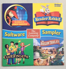 The Learning Company Software Sampler Educational Pc Games 2000 Reader Rabbit Preschool Education Software price