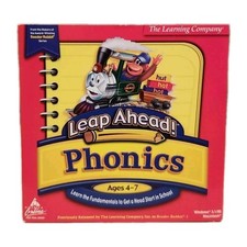 Leap Ahead! Phonics PC Interactive Educational Game Windows/Mac 1999 Preschool Education Software price