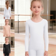 Girls Underwear Undershirts Tops Round Neck Shirts Performance Soft Seamless Girls' Undershirt price