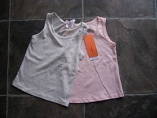 BNWT Girl's Target 2 Pack Pink & Grey Singlet Underwear Size 2 Girls' Undershirt price