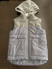 Boys Size 6 H&T Puffer Vest Hooded Jacket, Pockets, Zip Up Boys' Vest price