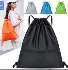 Casual Waterproof Sport String Drawstring Bag Pack Sack School Gym Tote Backpack School Bag price
