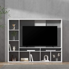 Artiss Entertainment Center Unit TV Stand TV Cabinet Open Shelves 183CM White TV Unit / Stand price