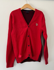 Paul Smith Cardigan Sweater Jumper Juniors Boys 10A Red Button Up Knit Casual Boys' Cardigans price