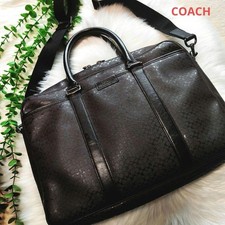 COACH Signature Leather 2WAY Business Briefcase Briefcase price