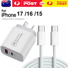 PD 25W USB-C Fast Wall Charger Adapter AU Plug For iPhone 17 16 Android Mobile Phone Charger price