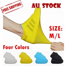 SHOE COVER WATERPROOF Silicone Non Slip Rain Water RUBBER Foot Boot Overshoe Water Shoes price