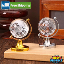 Clear Mini Globe World Map 3D Desk Decor Miniature Photography Prop Student Gift Map & Globe price
