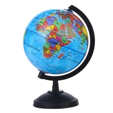WORLD GLOBE EARTH Map Rotating Geography Ocean Classroom Learning Desktop Map & Globe price