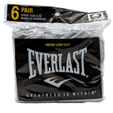 Everlast Men’s Socks Value Pack Full Cushion Comfort Size Large 6-12 Grey Suba Socks price