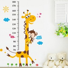 Giraffe Grow Up Height Measure Kid Bedroom Wall Removable Vinyl Sticker Decor Height Measure price
