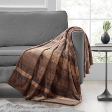 Brookstone Heated Plush Throw Electric Blankets price