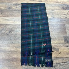 Lacoste Scarf Vintage Unisex Scarf 100% Lambs Wool Tartan Plaid Uruguay Made Unisex Scarf price