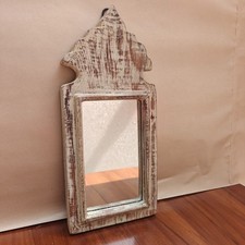 Wood Vintage Wall Mirror Wood Moroccan distressed look mirror Antique wall mirr Framed Mirror price