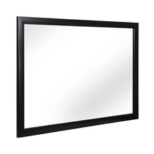 24"x36" Rectangle Wall Mirror Black Metal Frame For Home and Bathroom Wall Decor Framed Mirror price