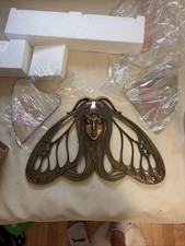 Art Nouveau Butterfly Accent Wall Mirror Bronze Metal Frame Wall Mounted Framed Mirror price