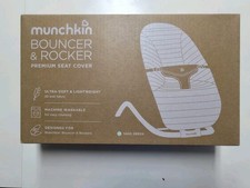 Munchkin Bouncer & Rocker Premium Seat Cover Replacement Sage Green Machine Wash Baby Bouncer Cover price