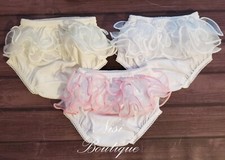 Baby Panties, White, Ivory Pink, Baby Girl Diaper Cover, Cotton Girl Panties Baby Panties price