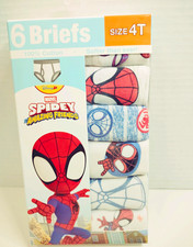 Handcraft Marvel Spidey Spider-Man Boys 6-brief Cotton Briefs Underwear 4T Baby Panties price