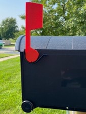 Red Flag Replacement Rubbermaid Mailbox - Snap Fit Plastic Mailbox price