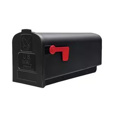 Parsons Black, Medium, Plastic, Post Mount Mailbox Mailbox price