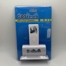 *SEALED* GoStereo MP3 Dock Speaker (For 1st/2nd Gen iPod Nano & All MP3 Players) Docking Speaker price