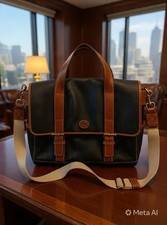 vintage Dooney & Bourke Executive Cabriolet Hunter Messenger Briefcase Women's Briefcase price